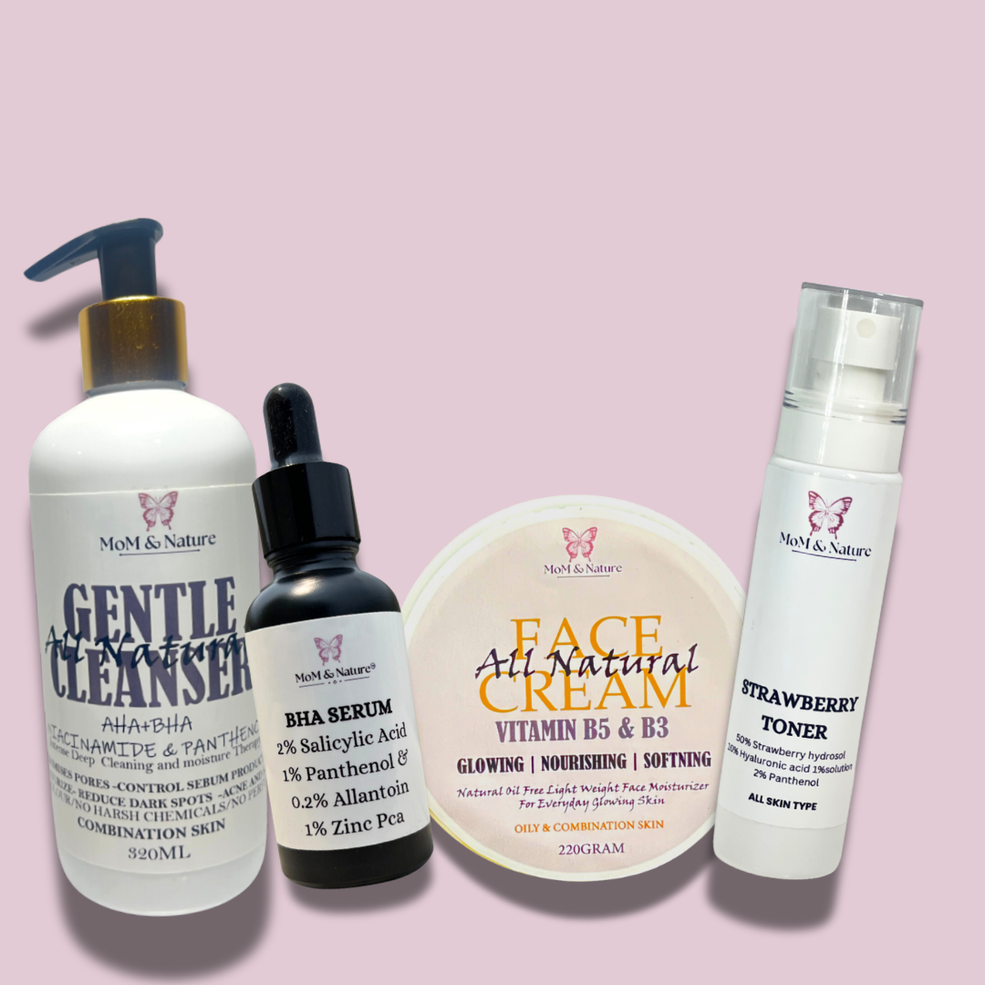 Acne Skincare Complete Set - Normal / Combination Skin.